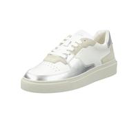 GANT FOOTWEAR Damen JULICE Sneaker, White/Silver/beige, 42 EU
