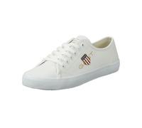 Gant Pillox Sneaker 30538896-G29 white Cotton Twill für Damen, weiß, Gr. 37 EU
