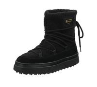 Gant Leder-Winterboots "Snowhill" in Schwarz - 45% | Größe 39 | Damen Stiefel