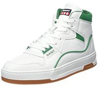 GANT FOOTWEAR Herren VARZITY Sneaker, White/Green, 43 EU