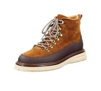 Schnürstiefelette GANT "Gant Stiefelette Veloursleder/Textil", Herren, Gr. 44, braun (cognac), Textil, Veloursleder, Schuhe (78725646-44) cognac