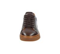 Sneaker GANT "Gant Sneaker Leder", Herren, Gr. 43, braun (dunkelbraun), Leder, casual, Schuhe (23764723-43) dunkelbraun