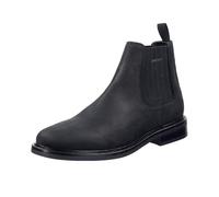 Stiefelette GANT "Gant Stiefelette Leder/Textil", Herren, Gr. 46, schwarz, Leder, Textil, Schuhe (81347860-46) schwarz