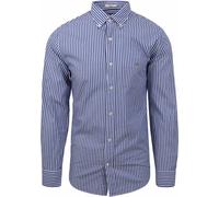 Gant Freizeithemd Stripe Blau - Größe L Blau L
