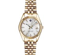 GANT G181003 Sussex Mini Damenuhr Goldfarben Edelstahl 28 mm Quarz Mineralglas 10 ATM mit Datumsanzeige