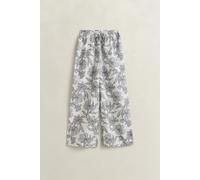 GANT Damen Geblümte Leinenhose (40) EVENING Blau