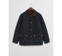GANT Quilted Fleece Jacket Evening Blue Blau M