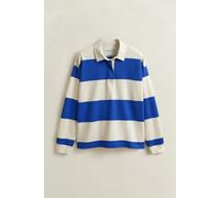 GANT - Gestreifter Heavy Rugger aus Baumwolle royal blue - Gr. - XL