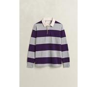 GANT - Gestreifter Heavy Rugger grey melange - Gr. - XXL
