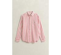 GANT Regular Fit Leinenhemd pink, Gestreift