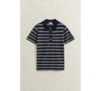 GANT - Gestreiftes Piqué-Poloshirt evening blue - Gr. - S