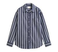 Gant - Gestreiftes Popeline-Hemd in entspannter Passform - - Blouses & Shirts - Damen - Blau - M