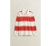 GANT Herren Gestreiftes Rugger (L) MAPLE FIRE