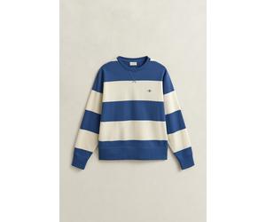 GANT - Gestreiftes Rundhalssweatshirt vintage blue - Gr. - XL