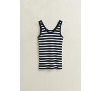 GANT Damen Gestreiftes Tanktop (L) EVENING Blau