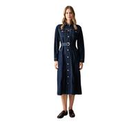 Gant - Gürtel-Midikleid aus Denim - - Dresses - Damen - Blau - XS