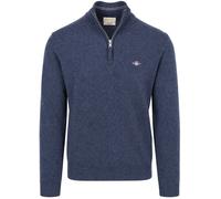 Gant Halfzip Lammwollpullover Dunkelblau - Größe 3XL Dunkelblau 3XL