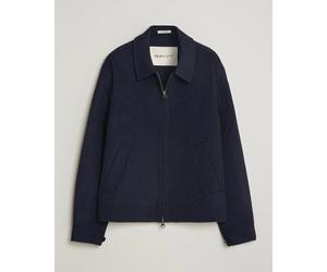 Gant Handstitched Wool/Cashmere Jacket Evening Blue Blau L