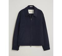 Gant Handstitched Wool/Cashmere Jacket Evening Blue Blau S
