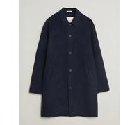 Gant Handstitched Wool/Cashmere Top Coat Evening Blue Blau L