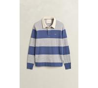 Gant Rugger Polo Knitted Lammwolle Blau-Grau - Größe XXL Blau XXL