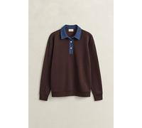 GANT Damen Heavy Rugger mit Jeanskragen (M) DEEP Braun