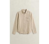 GANT - Hemd aus Leinenmix oat beige - Gr. - M