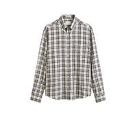Gant Regular Fit Twill Checked Shirt Sand Beige M