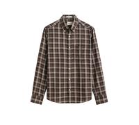 Gant Regular Fit Twill Checked Shirt Faded Taupe Braun M