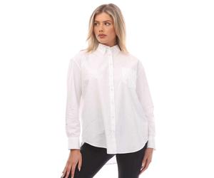 Gant - Hemd für Damen, Baumwoll-Popelin, Langärmlig (Weiß) XS