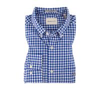 GANT Herren Regular Fit Classic Gingham Popeline Hemd (M) COLLEGE Blau