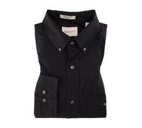 GANT Herren Reg Poplin Shirt Klassisches Hemd, Schwarz, L EU