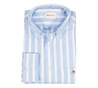 Gant Hemd Herren Regular Fit Langarm blau, L