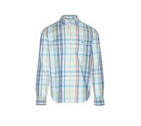Langarmhemd GANT "REGULAR POPLIN MULTICHECK SHIRT", Herren, Gr. M, N-Gr, bunt (misty mint), Web, Obermaterial: 100% Baumwolle, kariert, regular fit normal, Rundhals, eingesetzt Manschette, Hemden, Reg