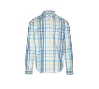 Langarmhemd GANT "REGULAR POPLIN MULTICHECK SHIRT", Herren, Gr. XL, N-Gr, bunt (misty mint), Web, Obermaterial: 100% Baumwolle, kariert, regular fit normal, Rundhals, eingesetzt Manschette, Hemden, Re