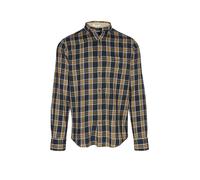 GANT Herren Regular Fit Windblown Flannel Hemd mit Karomuster (L) EVENING Blau