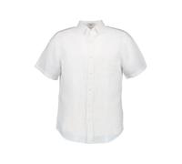 Gant Hemden Herren Regular Fit Kurzarm Leinen weiß, XXL