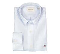 Gant Hemden Herren Regular Fit Langarm Baumwolle blau, XXL