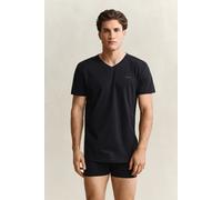 Gant 900012018 Kurzarm-t-shirt Mit V-ausschnitt 2 Einheiten