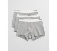 GANT Herren 3er-Pack Boxershorts (L) LIGHT Grau MELANGE