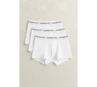 Gant Boxershorts Trunk weiß rein (3er-Pack) - M