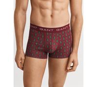 GANT Herren 3er-Pack Paisley Boxershorts mit Print in Geschenkbox (XL) PLUMPED Rot