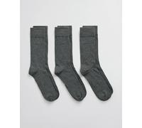GANT Herren Soft Cotton 3-pack Socken, CHARCOAL MELANGE, 40-42 EU