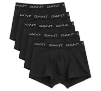 Trunk GANT "TRUNK 5-PACK", Herren, Gr. XXXL, schwarz, Jersey, Obermaterial: 95% Baumwolle, 5% Elasthan, figurbetont, Unterhosen, Mit elastischem Bund (70902441-XXXL) schwarz