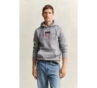 GANT Herren Archive Shield Hoodie (4XL) Grau MELANGE