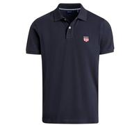 GANT Herren Archive Shield Ss Pique Polo Polohemd Poloshirt Navy Regular S
