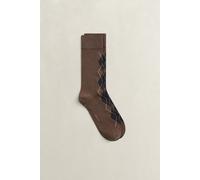GANT Herren Argyle Socken (43-45) SHADOW Braun