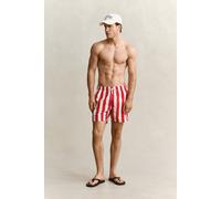 GANT Herren Badeshorts mit Blockstreifen (XXL) ROSE Rot
