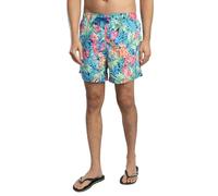 GANT Herren Badeshorts Mit Blumen-Print, Deep Cobalt, L