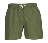 GANT Herren Badeshorts - Swim Shorts, Badehose, Mesheinsatz, einfarbig Grün 5XL